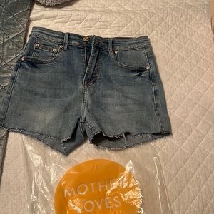Mother denim shorts